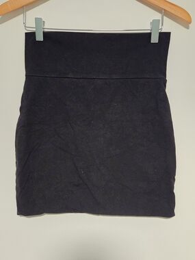 Bella Dahl Black High-Waist Mini Skirt
